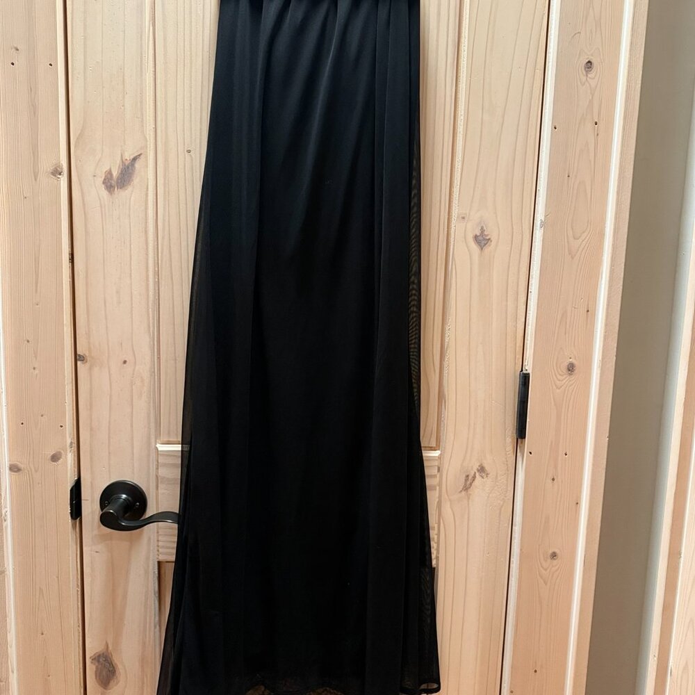 Black Dressy Pants, Size 22/24 Woman, 2 layers, wide leg